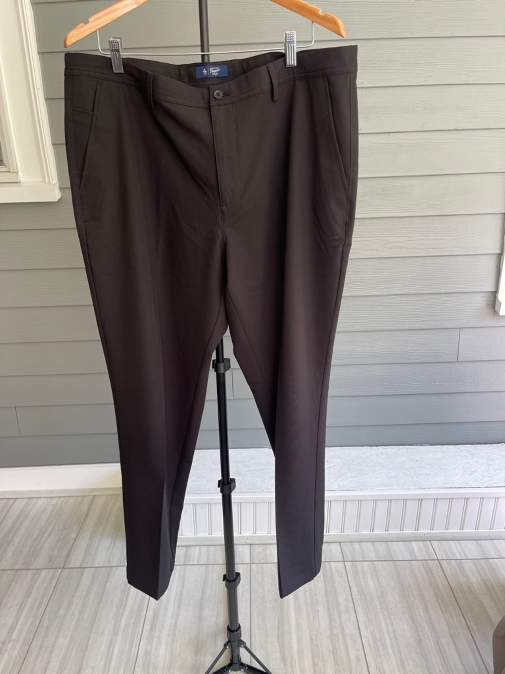 Original Penguin Black Men's Pants - Tailored Straight Leg Size 38x30